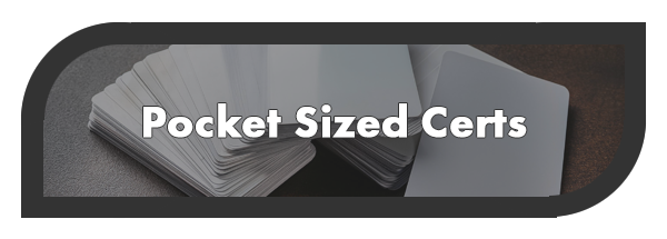 Pocket Size Certification